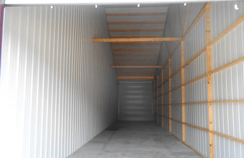 Inside an RV Storage Unit